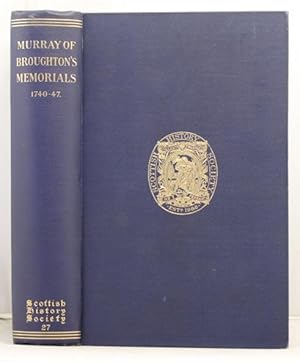 Imagen del vendedor de Memorials John Murray of Broughton etc. etc. a la venta por Leakey's Bookshop Ltd.