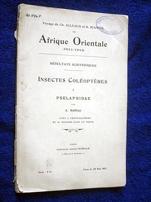 Voyage De Ch. Alluaud et R. Jeannel En Afrique Orientale (1911-1912). Resultats Scientifiques. In...