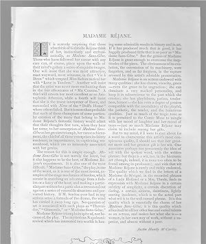 Seller image for Madame Rejane for sale by Legacy Books II