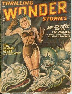 Imagen del vendedor de THRILLING WONDER Stories: August, Aug. 1948 a la venta por Books from the Crypt