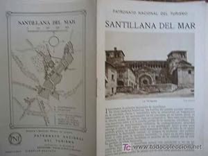 FOLLETO TURÍSTICO : SANTILLANA DEL MAR (Tourist brochure).