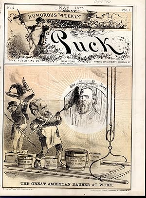 Seller image for ENGRAVING:'Our British beauty. "The King is but a man as I am."-Henry the Fifth. G. Rignold".engraving from Puck Humorous Weekly, May 18, 1877 for sale by Dorley House Books, Inc.