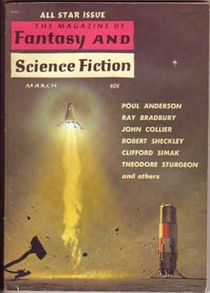 Bild des Verkufers fr The Magazine of Fantasy and Science Fiction March 1960 ---Death and the Maiden, The Martyr, Like Young, Man Overboard, The Girls and Nugent Miller, The Monster, Apres Nous, All the Traps of Earth,++ zum Verkauf von Nessa Books
