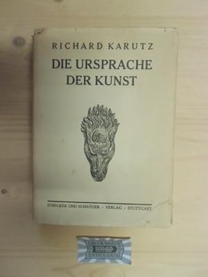 Seller image for Die Ursprache der Kunst. for sale by Druckwaren Antiquariat