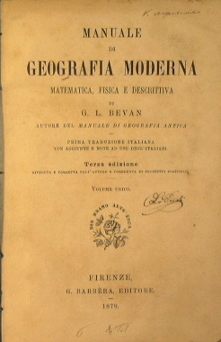 Manuale di Geografia Moderna