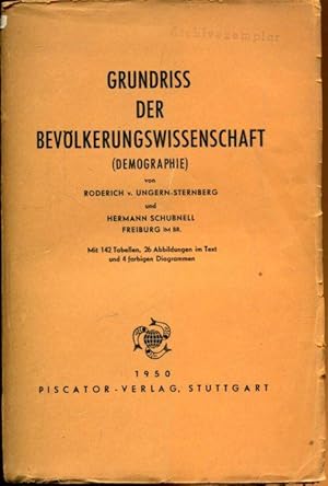 Grundriss der Bevölkerungswissenschaft (Demographie).