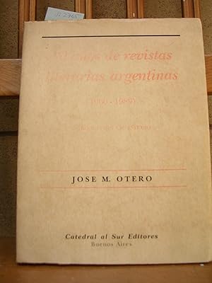 Imagen del vendedor de 30 AOS DE REVISTAS LITERARIAS ARGENTINAS (1960-1989). Introduccin a su estudio a la venta por LLIBRES del SENDERI