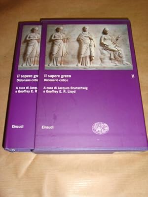 Il sapere greco. Dizzionario critico (volume II)