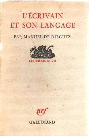 L'écrivain et son langage