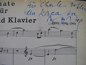 Sonate für Flöte und Klavier.