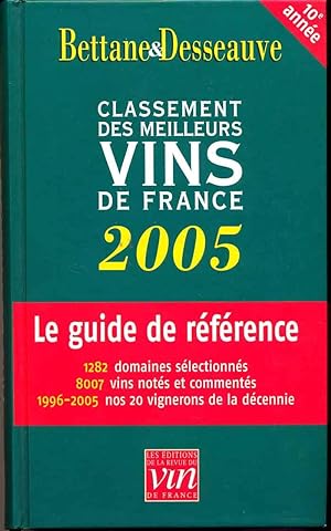 Classement des meilleurs vins de France 2005
