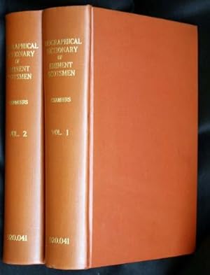 Imagen del vendedor de Biographical Dictionary of Eminent Scotsmen,; A (Volumes 1 & 2, containing A-L, only) a la venta por Sapience Bookstore