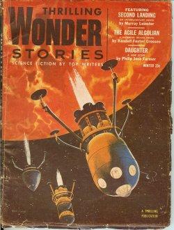 Bild des Verkufers fr THRILLING WONDER STORIES: Winter 1954 zum Verkauf von Books from the Crypt