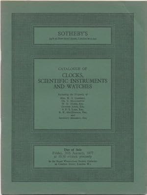 Sotheby's Catalogue of Clocks, Scientific Instruments and Watches