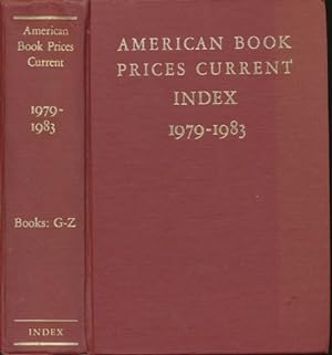 American Book Prices Current 1979-1983; Books G-Z