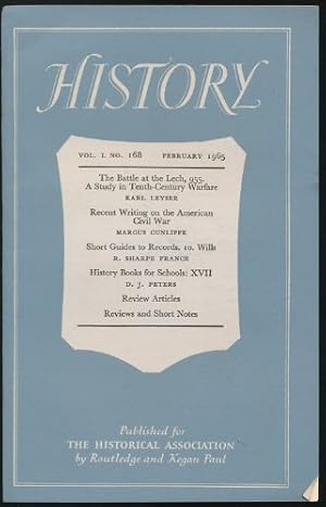 History: The Journal of the Historical Association (Vol. L No. 168)