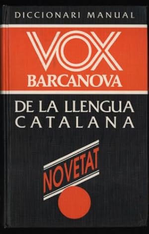 Imagen del vendedor de Diccionari Manuel : De La Llengua Catalana a la venta por Sapience Bookstore