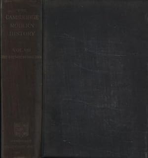 Image du vendeur pour Cambridge modern history, The: Volume VIII, The French Revolution. mis en vente par Sapience Bookstore