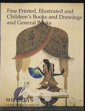 Fine Printed, Illustrated and Children's Books and Drawings and General Books [ Auction catalogue...