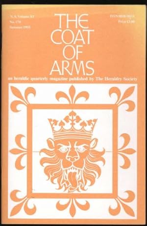 Seller image for Coat of Arms, The (An heraldic quarterly magazine published by The Heraldry Society; N.S. Volume XI; No.170; Summer 1995) for sale by Sapience Bookstore