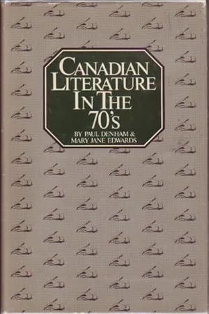 Imagen del vendedor de Canadian Literature in the 70's a la venta por Nessa Books