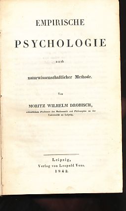 Bild des Verkufers fr Empirische Psychologie nach naturwissenschaftlicher Methode. zum Verkauf von Fundus-Online GbR Borkert Schwarz Zerfa