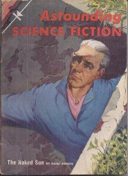 Bild des Verkufers fr ASTOUNDING Science Fiction: October, Oct. 1956 ("The Naked Sun") zum Verkauf von Books from the Crypt