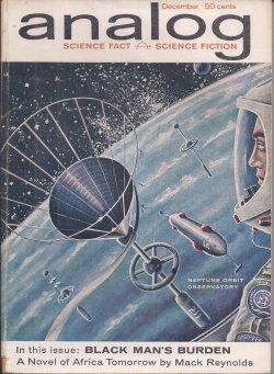 Bild des Verkufers fr ANALOG Science Fact & Science Fiction: Decmeber, Dec. 1961 ("Black Man's Burden") zum Verkauf von Books from the Crypt