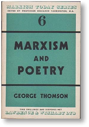 Marxism and Poetry (Marxism Today Series, no. 6)