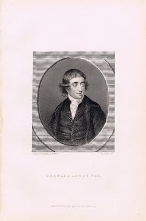 Imagen del vendedor de Charles James Fox, Prime Minister of England (Steel Engraving) a la venta por Round Table Books, LLC