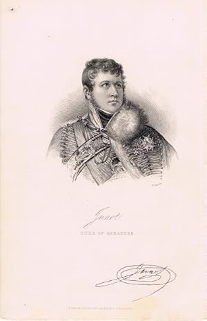 Jean-Andoche Junot, Duke of Abrantes (Steel Engraving)