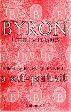 Imagen del vendedor de Byron: A Self-Portrait: Letters and Diaries, 1798 to 1824, with hitherto Unpublished Letters in Two Volumes a la venta por Sutton Books