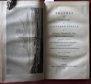 Bild des Verkufers fr Travels and Adventures in Southern Africa. Comprising a View of the Present State of the Cape Colony. With Observations on the Progress and Prospects of British Emigrants. zum Verkauf von Patrick Pollak Rare Books ABA ILAB