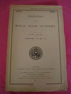 Imagen del vendedor de Proceedings of the Royal Irish Academy. The Fauna of the Valencia Harbour on the West Coast of Ireland a la venta por LOE BOOKS