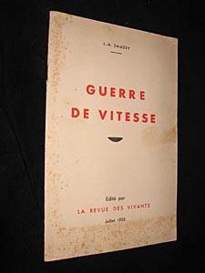 Seller image for Guerre de vitesse for sale by Abraxas-libris