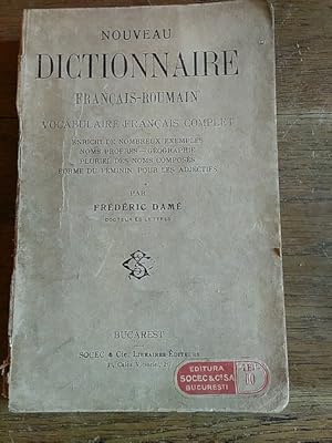 Immagine del venditore per NOUVEAU DICTIONNAIRE FRANAIS-ROUMAIN venduto da Librera Pramo