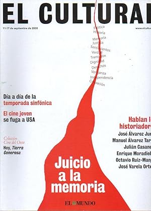 Imagen del vendedor de EL CULTURAL. Memoria Histrica: hablan los historiadores; Los Bin Laden; Daro Villanueva: Gustavo Guerrero y la La catira de C. J. Cela; Juan Antonio Gonzlez Iglesias: La precisin del olvido; Daro Villalba; Entrevista con Rafael lvarez, El Brujo. a la venta por angeles sancha libros