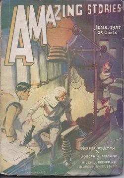 Bild des Verkufers fr AMAZING Stories: June 1937 zum Verkauf von Books from the Crypt