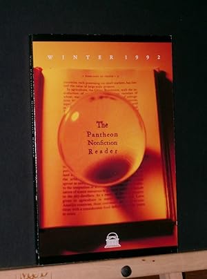 Imagen del vendedor de The Pantheon Nonfiction Reader: Winter 1992 a la venta por Tree Frog Fine Books and Graphic Arts