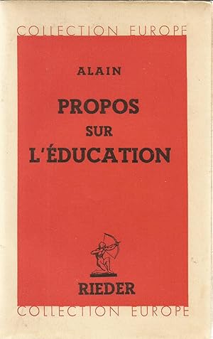 Propos sur l'éducation