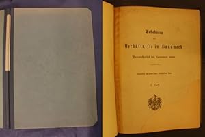 Erhebung über Verhältnisse im Handwerk - veranstaltet im Sommer 1895 - 3. Heft