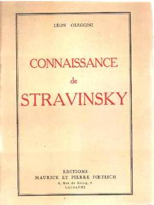 Connaissance de stravinsky