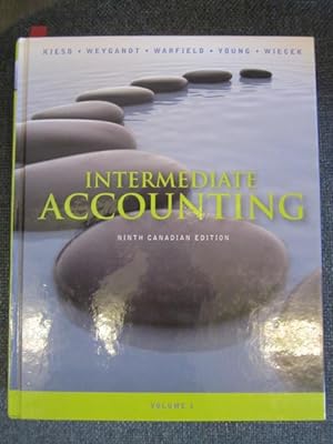Intermediate Accounting Volume 1. Ninth Canadian Edition