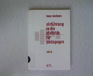 Seller image for Einfhrung in die Statistik fr Pdagogen. Teil 2. for sale by Antiquariat Bookfarm
