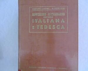 Bild des Verkufers fr Nivissimo Dizionario delle lingue Italiana e Tedesca. zum Verkauf von Antiquariat Bookfarm