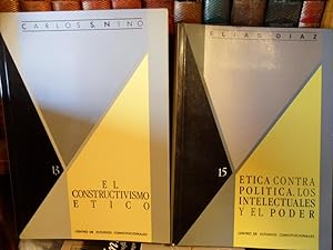 Imagen del vendedor de EL CONSTRUCTIVISMO TICO + TICA CONTRA POLTICA. LOS INTELECTUALES Y EL PODER (2 libros) a la venta por Libros Dickens