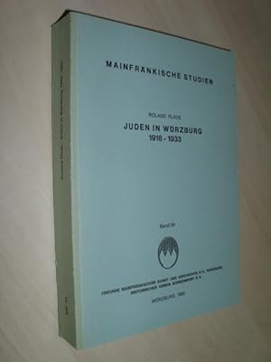 Juden in Würzburg 1918 - 1933.