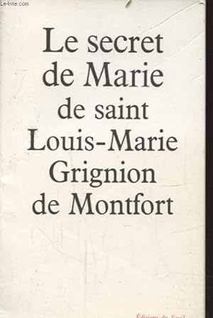 Seller image for LE SECRET DE MARIE for sale by Le-Livre