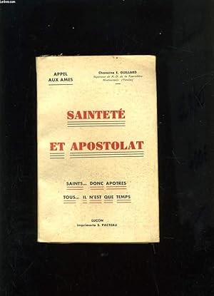 Seller image for SAINTETE ET APOSTOLAT for sale by Le-Livre
