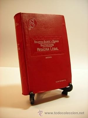 Manual de Medicina Legal, por el Dr. V. Balthazard. Salvat Editores. Año 1926